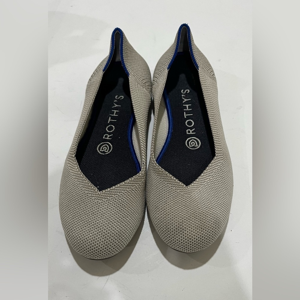 Rothy’s gray flats comfort 6.5